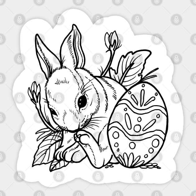 Easter Bunny Sticker by btcillustration